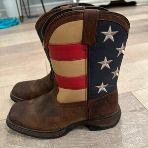 DURANGO KIDS BOOTS UNION FLAG 8" DBT0160 SIZE 5